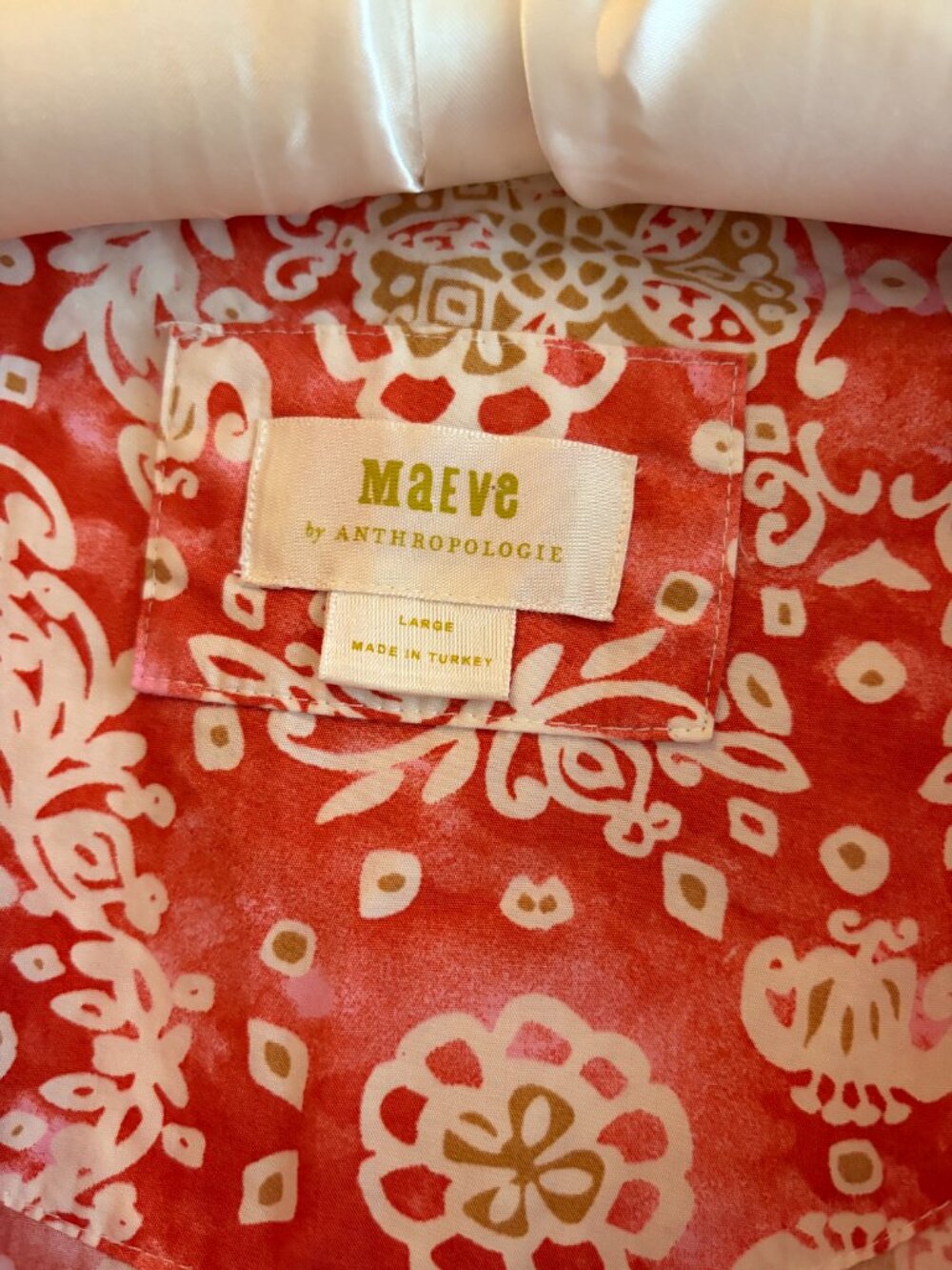 Maeve for Anthropologie Flutter-sleeve Dress, Sz L - Picture 4 of 4